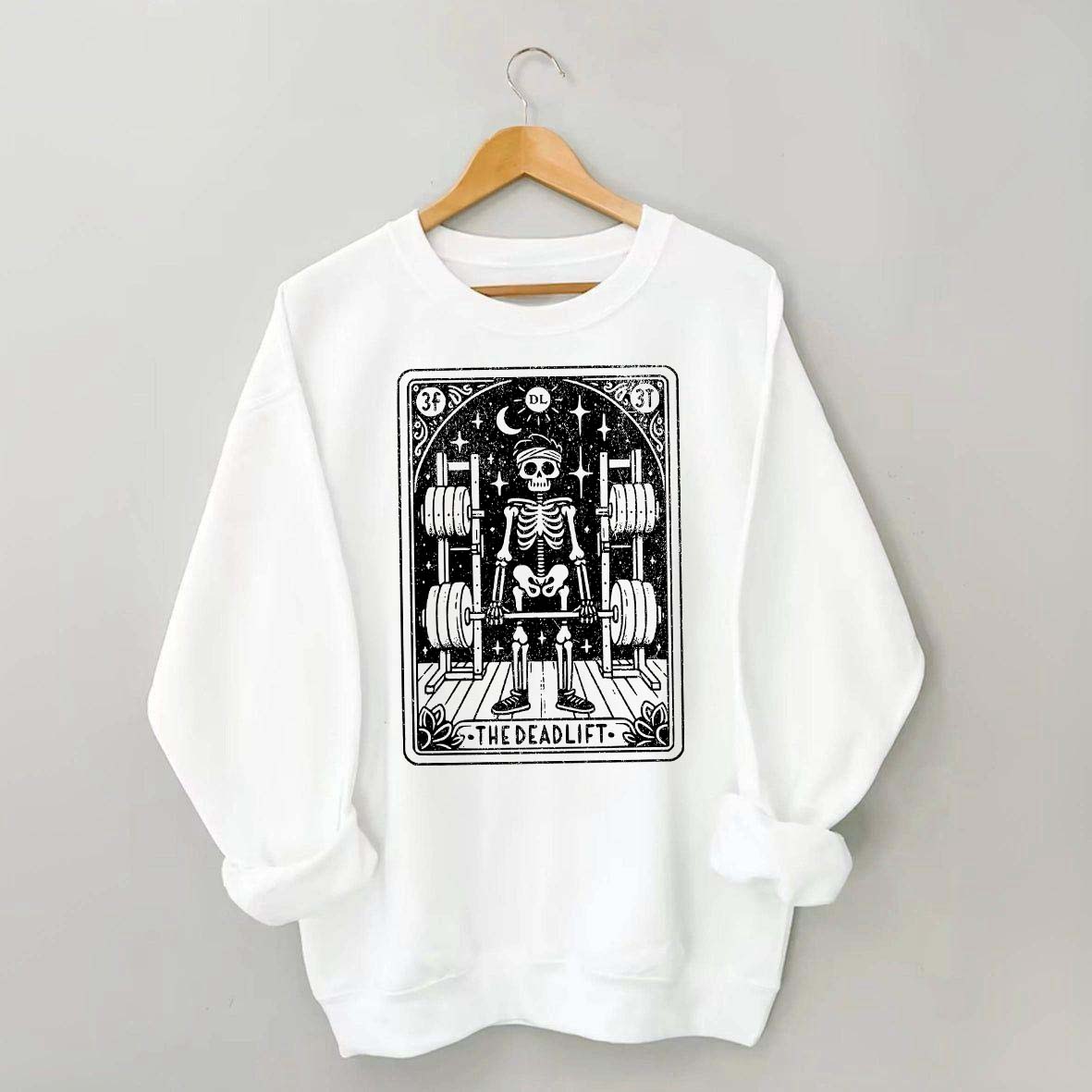 The Deadlift Tarot Card Sport Life Sweatshirt