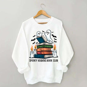 Spooky Readers Book Club Ghost Sweatshirt