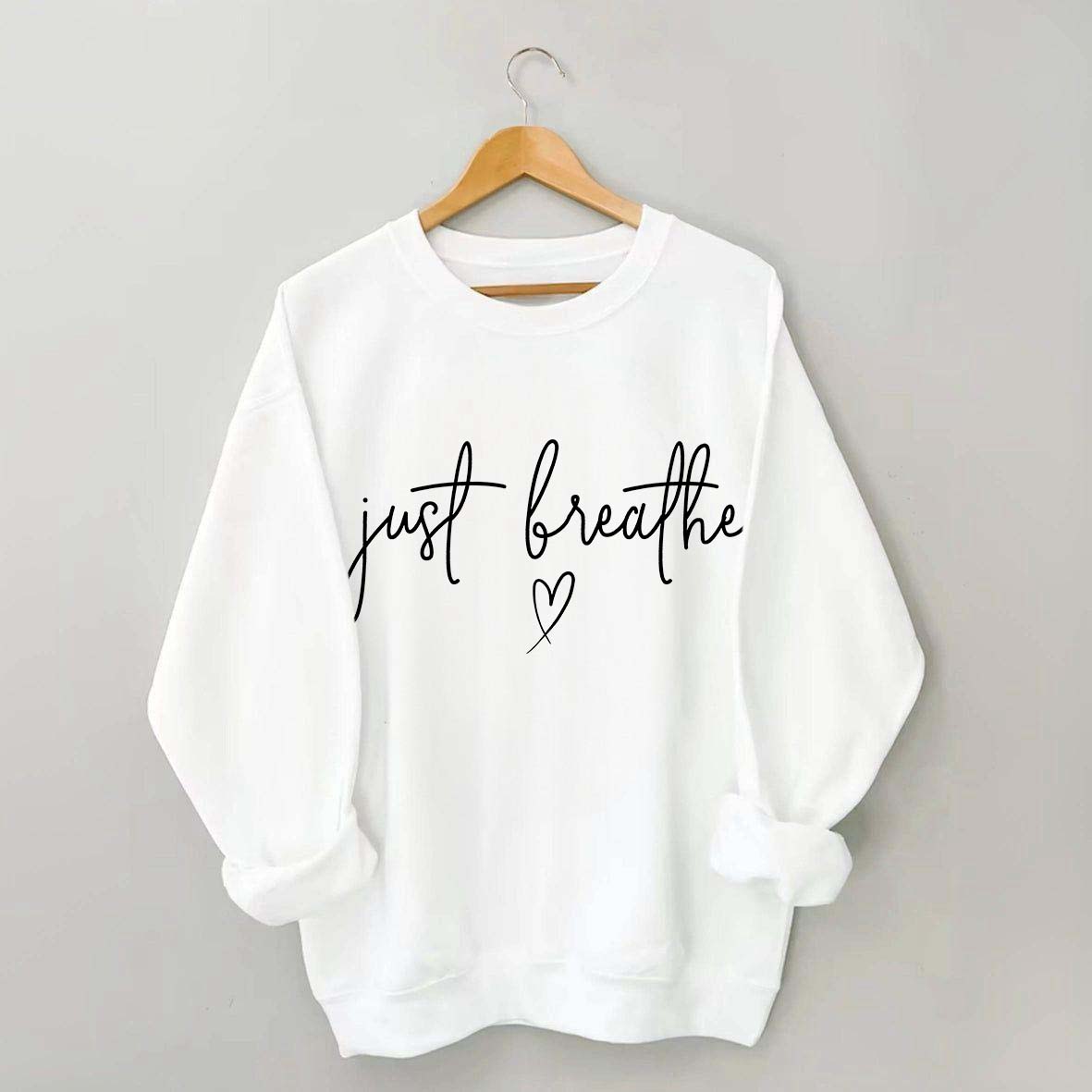 Just Breathe Yoga Lover Sweatshirt