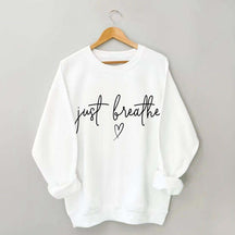 Just Breathe Yoga Lover Sweatshirt