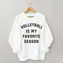 Minimalist Volleyball Is My Favorite Season Sweatshirt