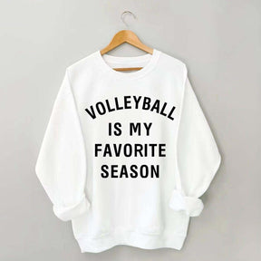 Minimalist Volleyball Is My Favorite Season Sweatshirt