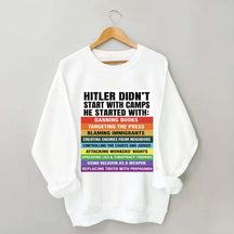Anti Fascism Protest Sweatshirt
