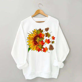 Autumn Sunflower Sweatshirt