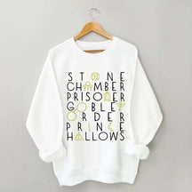 Wizard Book Titles Sweatshirt