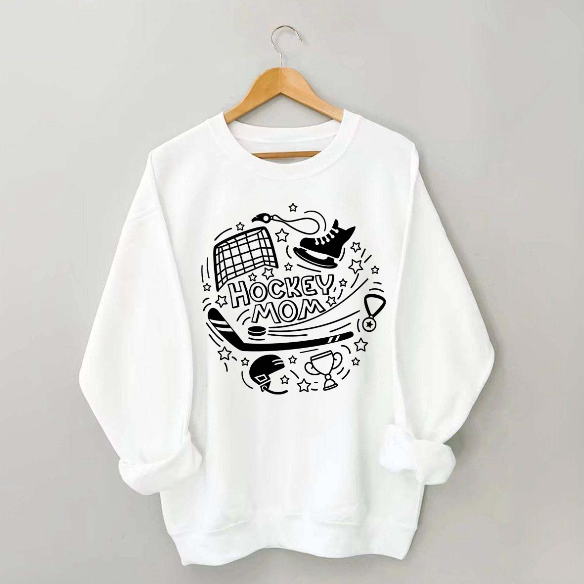 Hockey Mom Graphic Sweatshirt