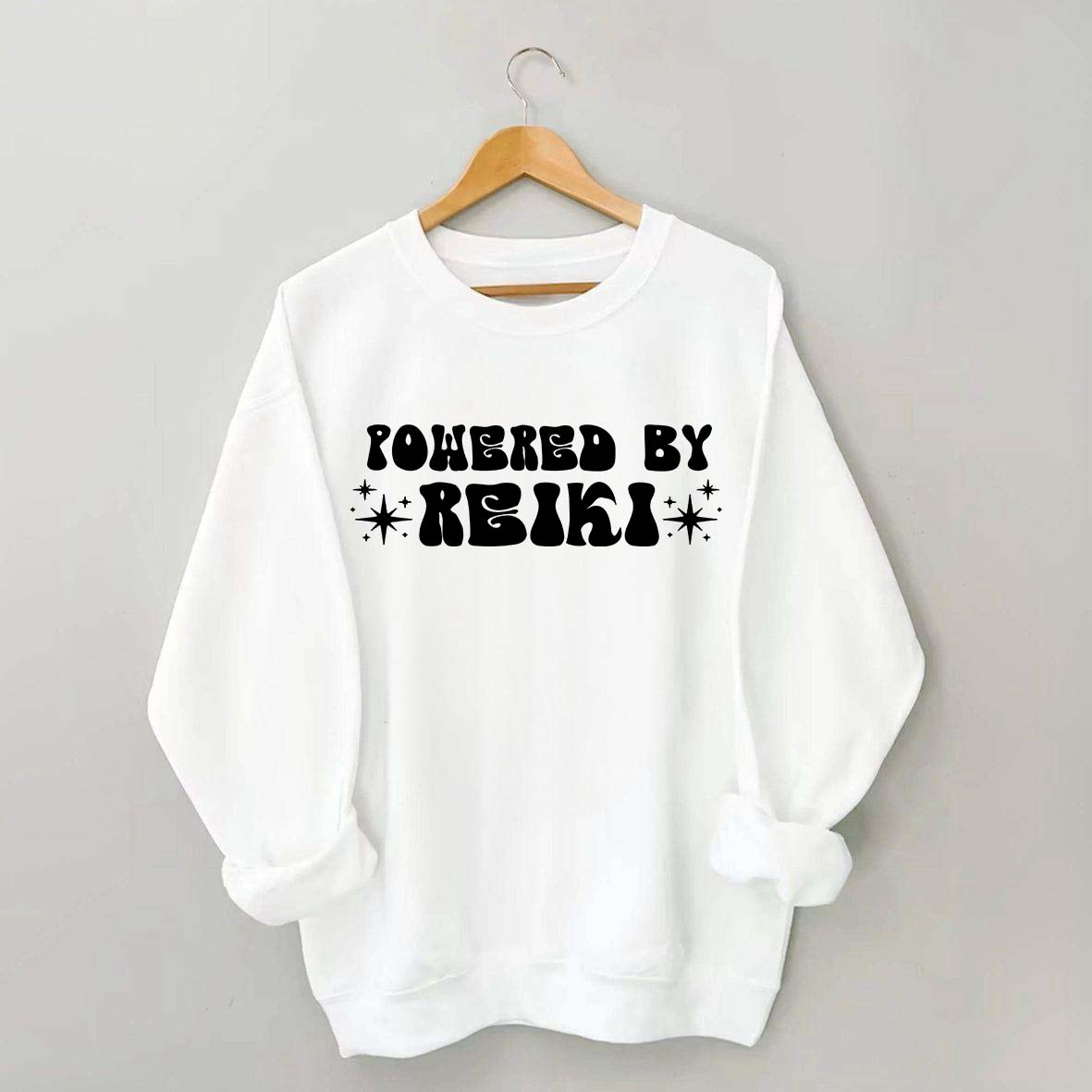 Powered By Reiki Yoga Sweatshirt