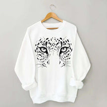Comfort Leopard Face Sweatshirt