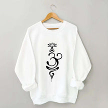 Breathe Symbol Yoga Sweatshirt
