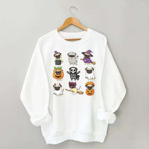Pug Halloween Spooky Dogs Lover Sweatshirt