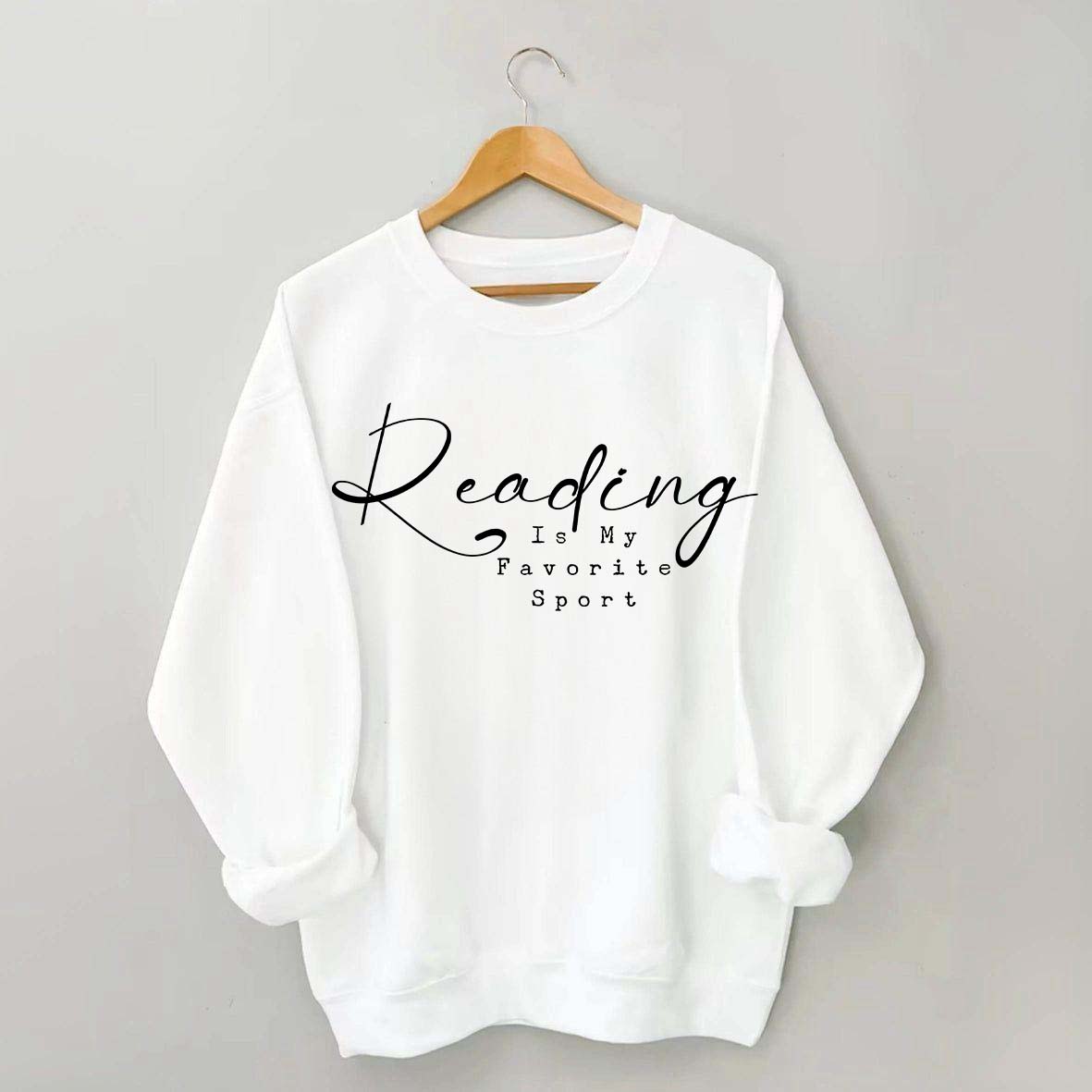 Vintage Reading Is My Favorite Sport Sweatshirt