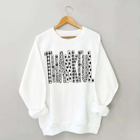 Thankful Floral Lover Sweatshirt