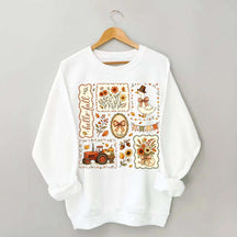 Hello Fall Goose Floral Sweatshirt
