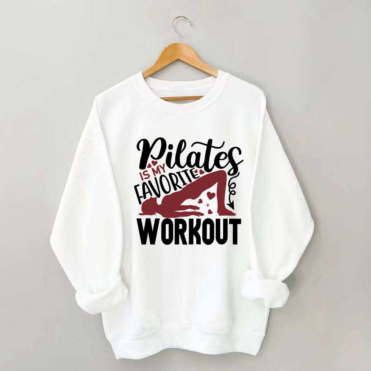 Pilates Workout Statement Sweatshirt