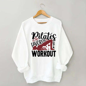 Pilates Workout Statement Sweatshirt