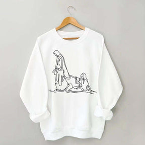 If You're Hanging on By a Thread Make Sure Its the Hem of His Garment Sweatshrit