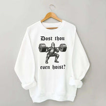 Medieval Gym Funny Knight Weightlifting Sweatshirt