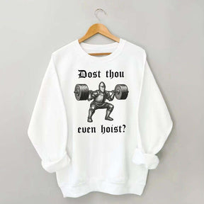 Medieval Gym Funny Knight Weightlifting Sweatshirt