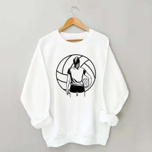 Girls Volleyball Player Sweatshirt
