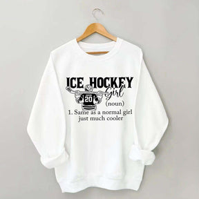 Personalized Hockey Girl Sweatshirt