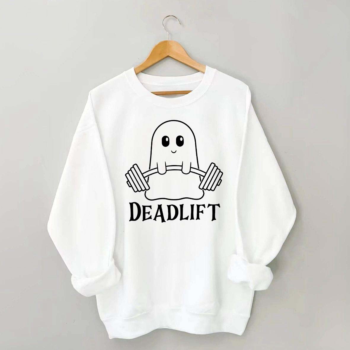 Cute Deadlift Ghost Sweatshirt