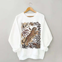 Retro Tiger Wild Cat Sweatshirt