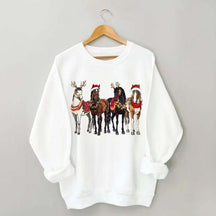 Horse Christmas Funny Sweatshirt