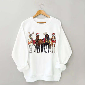 Horse Christmas Funny Sweatshirt