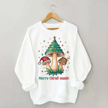 Retro Mushroom Christmas Sweatshirt