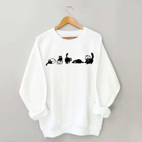 Cute Five Mood Cats Owner Sweatshirt