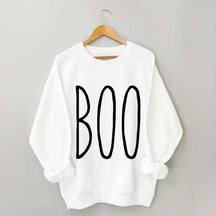 BOO Minimalist Halloween Sweatshirt