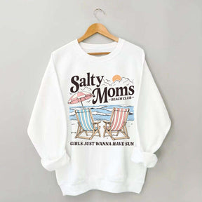 Salty Moms Beach Club Sweatshirt