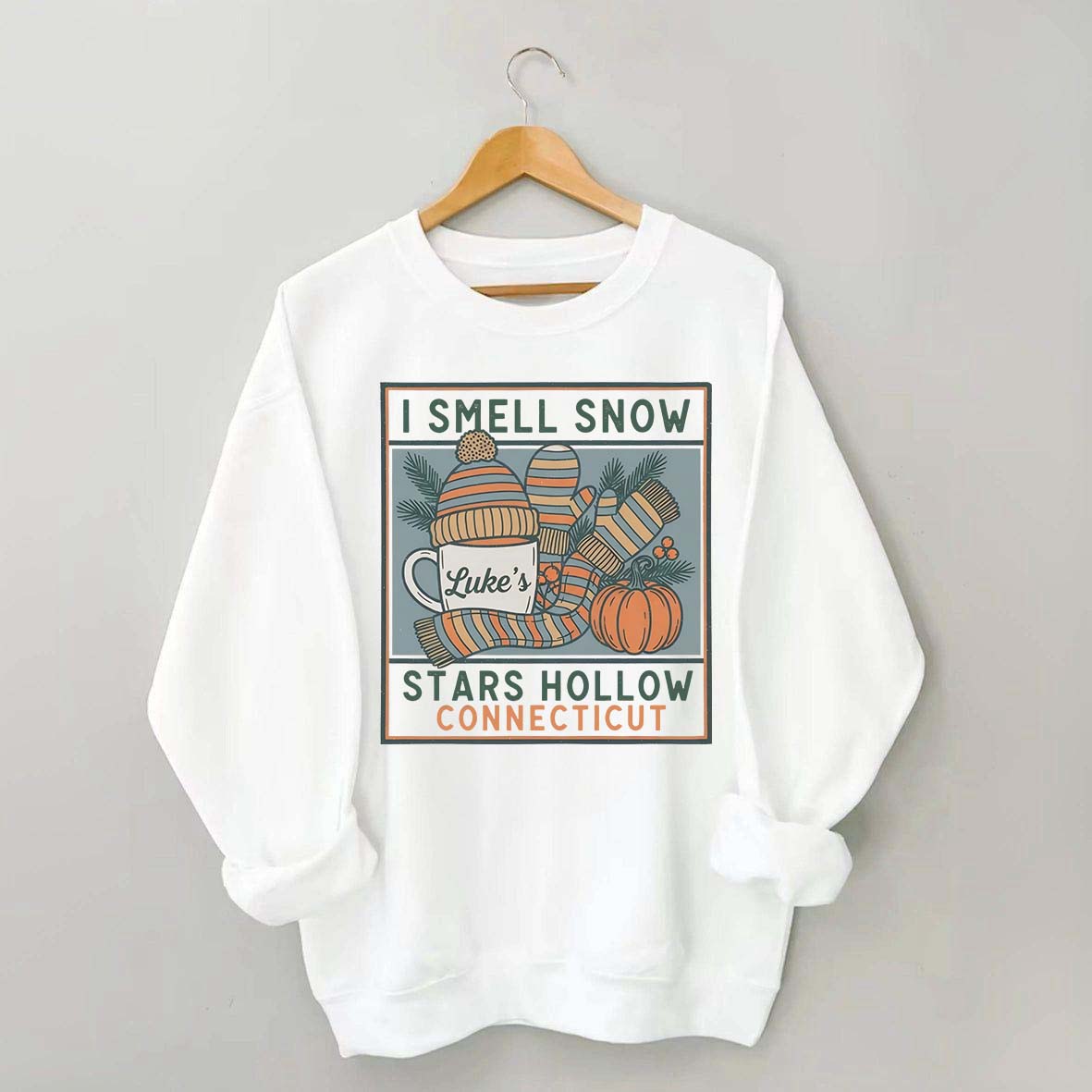 I Smell Snow Cozy Winter Season Sweatshirt