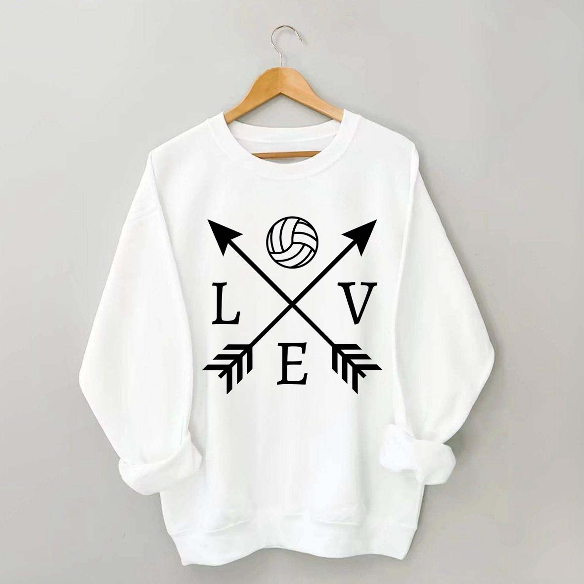 Love Volleyball Arrow Sweatshirt