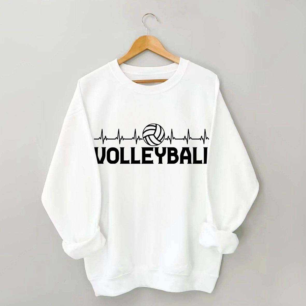 Volleyball Heartbeat Sweatshirt