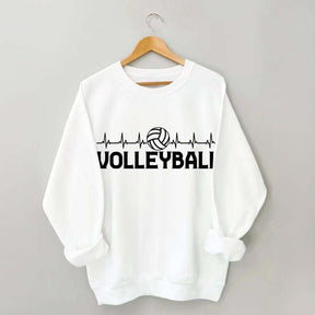 Volleyball Heartbeat Sweatshirt