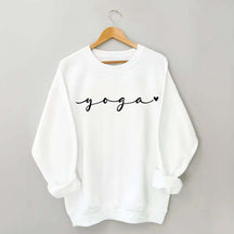 Cute Women Yoga Ink and Quotes Sweatshirt