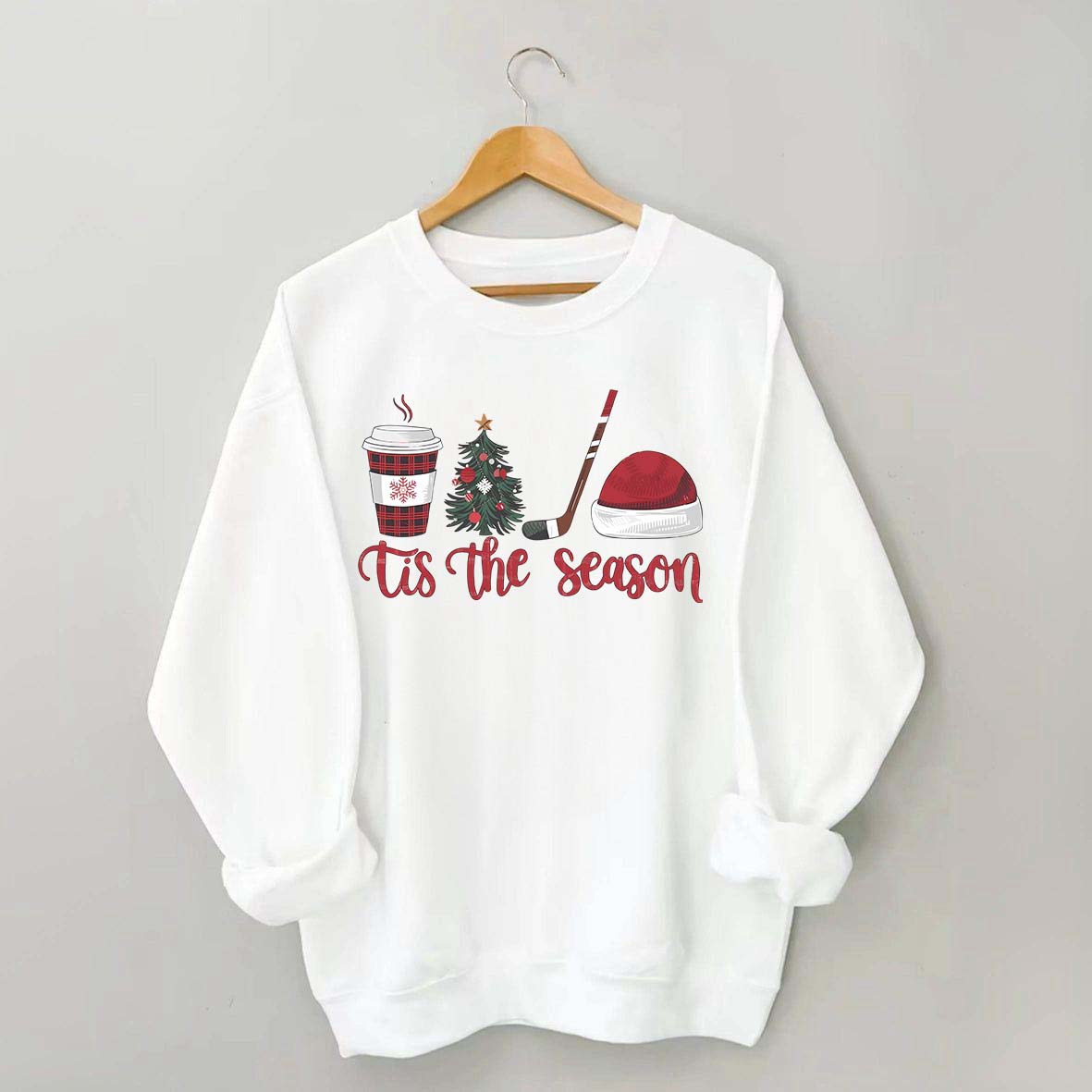 Christmas Hockey Lover Sweatshirt