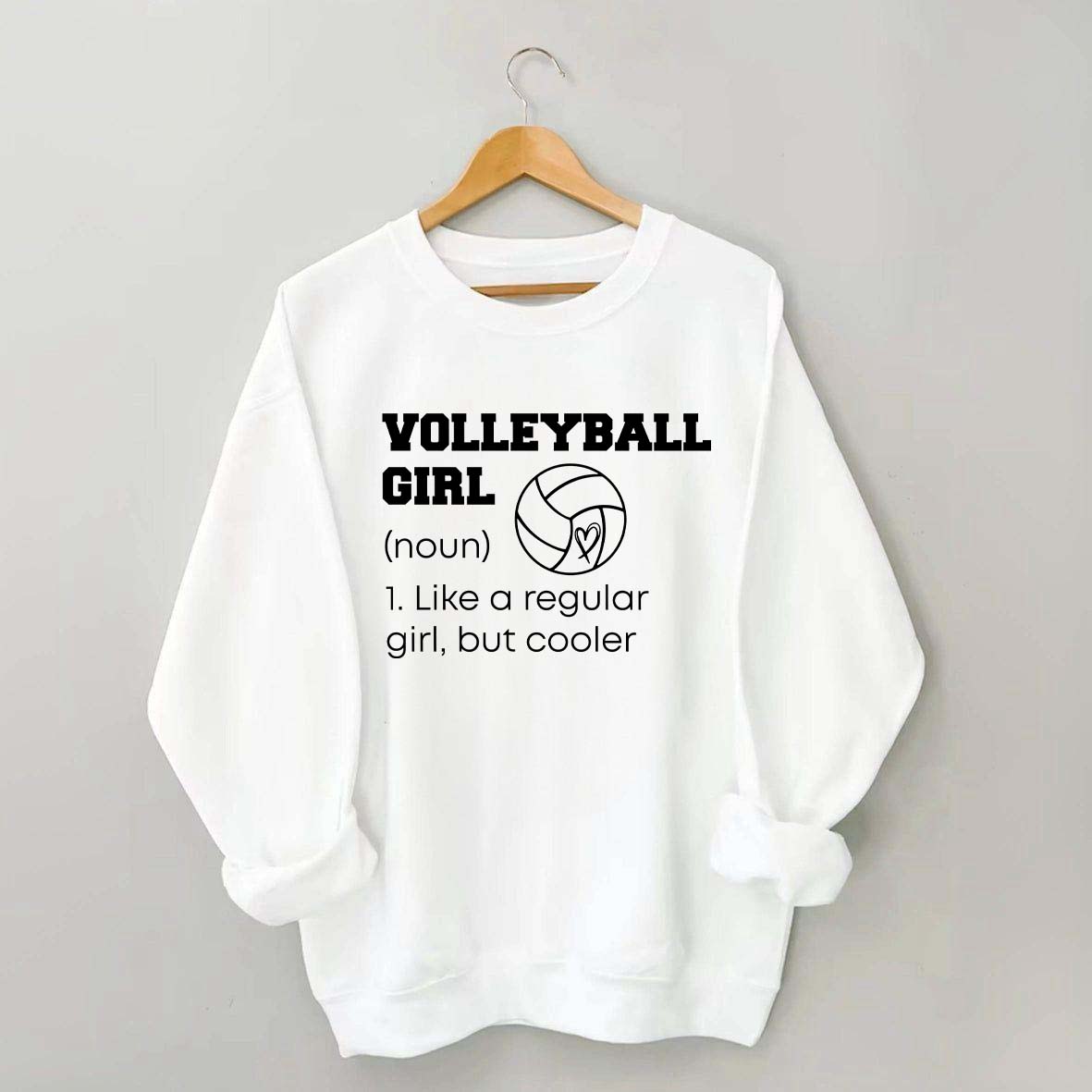 Volleyball Girl Team Sweatshirt