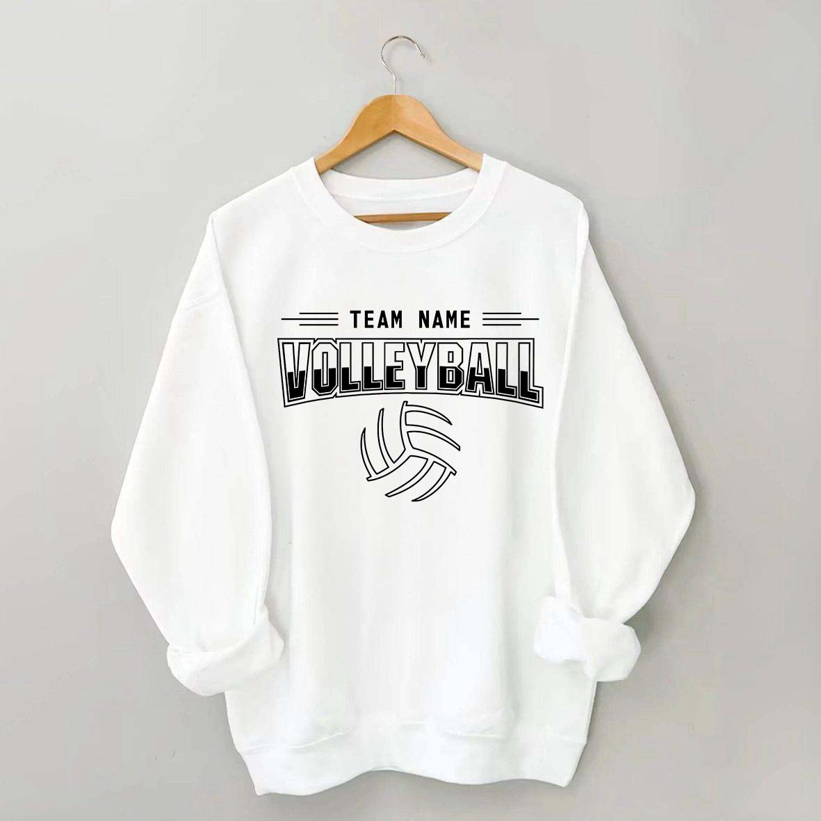 Custom Volleyball Sport Lover Sweatshirt
