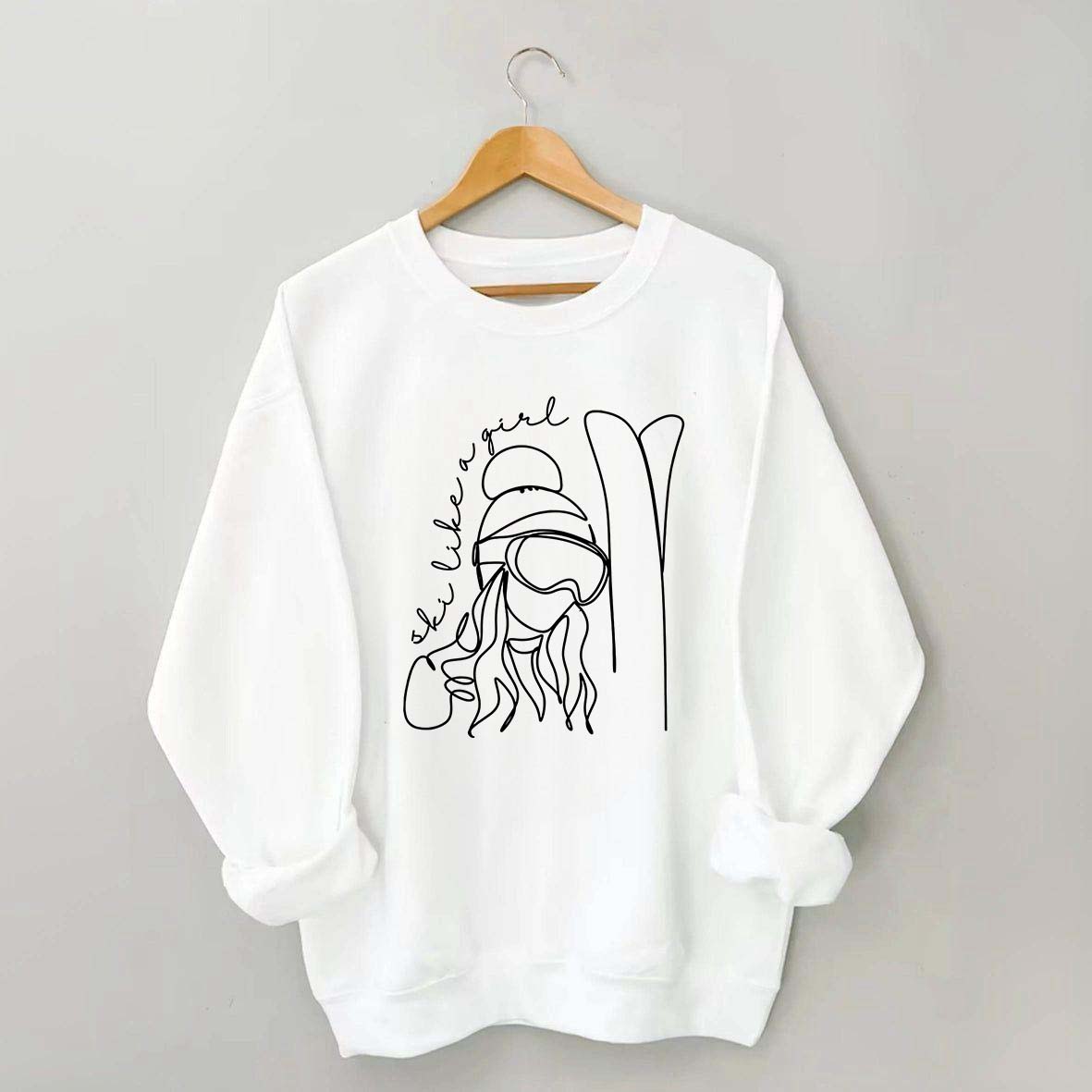 Ski Like a Girl Sweatshirt