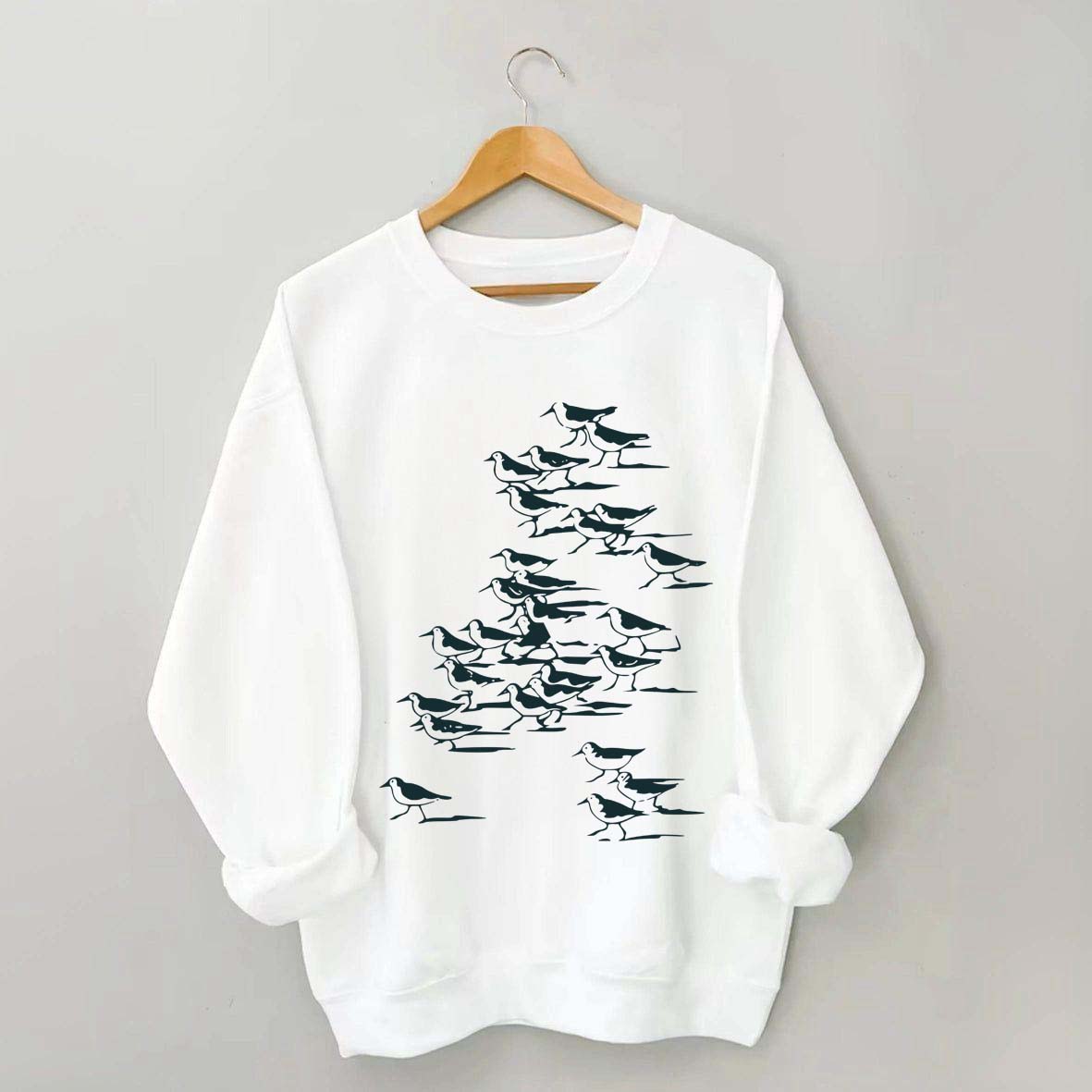 Birdwatching Vintage Shorebirds Sweatshirt