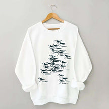 Birdwatching Vintage Shorebirds Sweatshirt