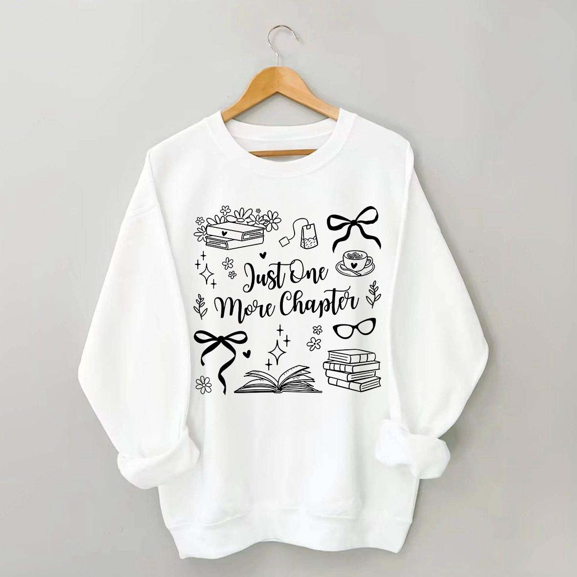 Bookish Merch Bookish Girly Reading Sweatshirt