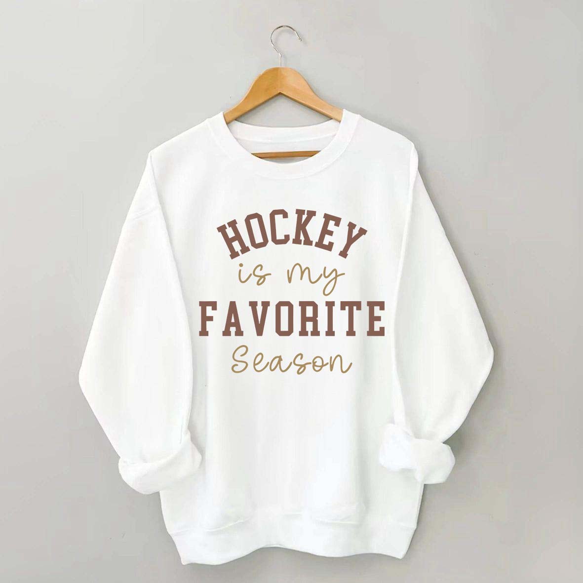 Comfort Color Hockey is My Favorite Season Sweatshirt