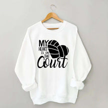 My Heart Is On That Court Sweatshirt