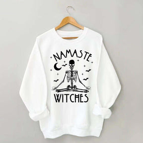 Namaste Witches Skeleton Yoga Sweatshirt