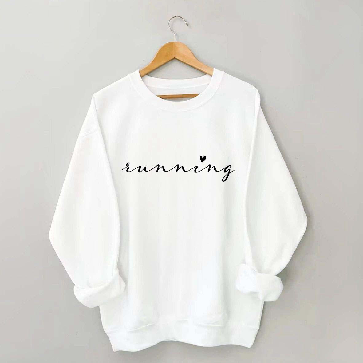 Running Jogging Heart Sweatshirt