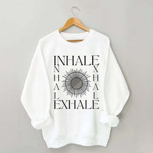Inhale Exhale Yoga Sweatshirt