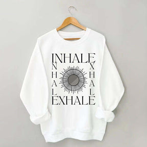 Inhale Exhale Yoga Sweatshirt